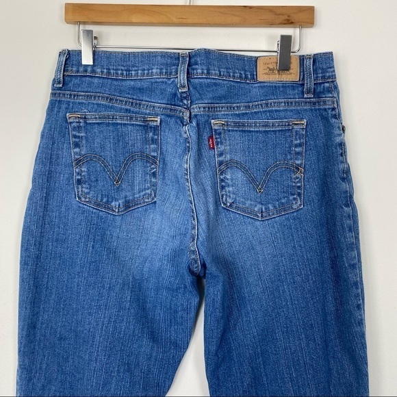 LEVI’S 550 Relaxed Bootcut Jeans Stretchy Casual Size 12 Long Y2K - Picture 6 of 10